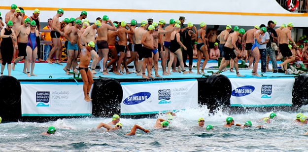 Beykoz Kıtalararası Yüzme Yarışlarına ev sahipliği yaptı