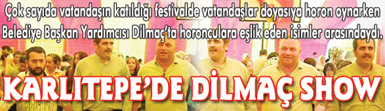 Kiraz Festivali’nde Hanefi Dilmaç show