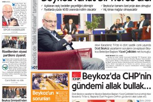 Dost Beykoz Gazetesi Ekim 2013/2... 121. Sayı