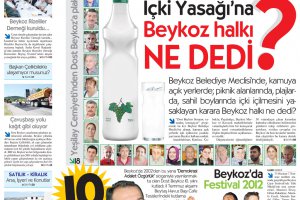 Dost Beykoz Gazetesi Temmuz 2012.. 93. Sayı