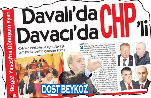 CHP Beykoz'da anketlerle sarsıldı