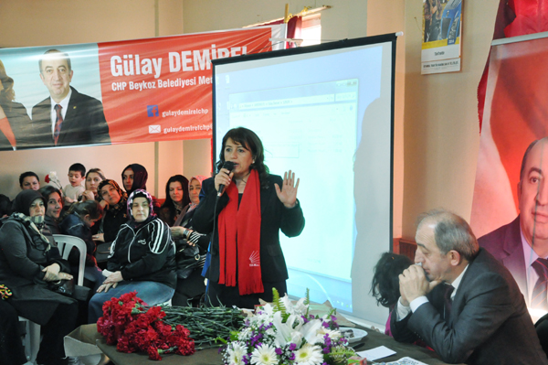 Gülay Demirel CHP siyasetine ısındı