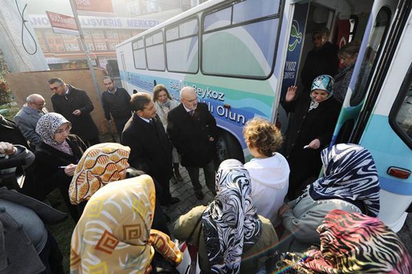 Beykoz Belediyesi'nin sağlık otobüsü 10 bin 350 kişiye ulaştı