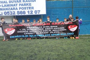 Futbolcularımız Orhan Saka'yı andı