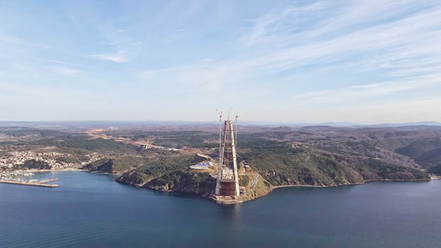 Yavuz Sultan Selim Köprüsü'nün bağlantı yolları 2018'de bitecek