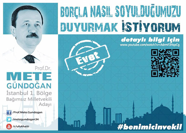 Prof. Erbakan’ın danışmanı Mete Gündoğan bağımsız aday
