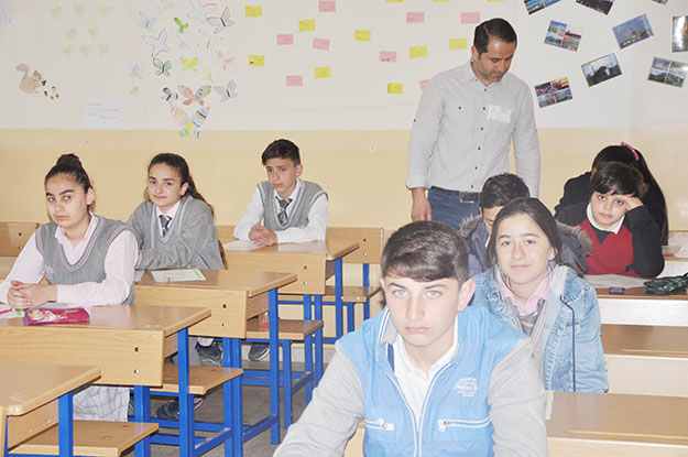 Beykoz'da öğrenciler TEOG heyecanı yaşadı