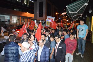 Darbeci Sisi’ye AK Partili gençler Beykoz’dan lanet yağdırdı