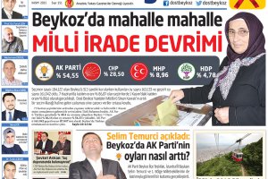 Dost Beykoz Gazetesi Kasım 2015... 151. Sayı
