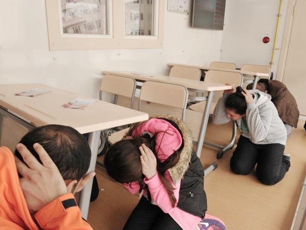 Beykoz'da bir günlük deprem eğitimi