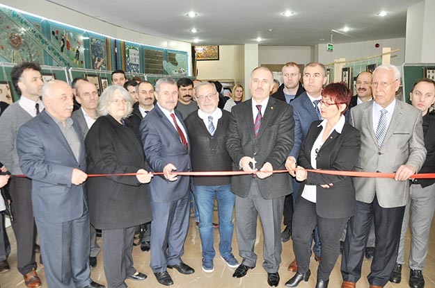 Beykoz'da taş sanat sergisi açıldı...