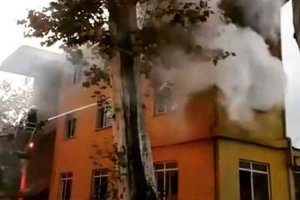 Beykozspor’un eski binasında yangın çıktı