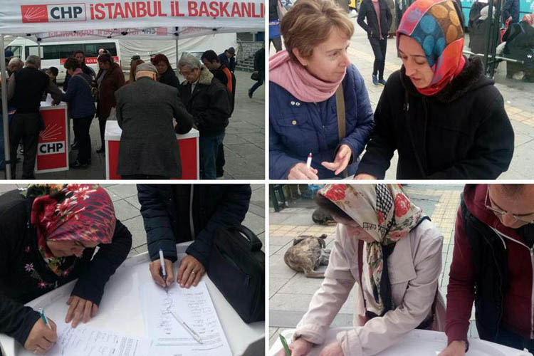CHP Beykoz, 5 bin imza ile Ankara yolunda