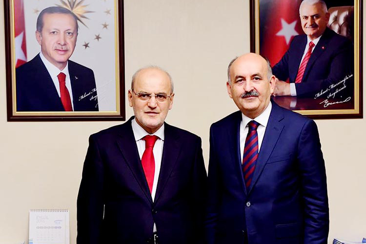 Çelikbilek Ankara’da Başbakan ve Bakanlarla görüştü