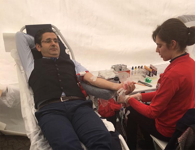 Beykoz'da kan bağışı rekoru... Bir günde 210 kişi