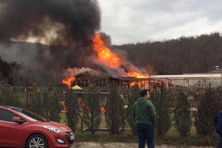 Beykoz Kuşevi Restaurant’ta yangın çıktı