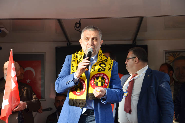 Milletvekili Külünk, Beykoz'da referanduma çalıştı