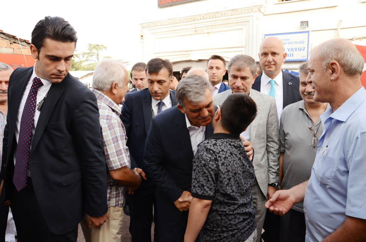 Beykoz, Abdullah Gül ile üzüldü