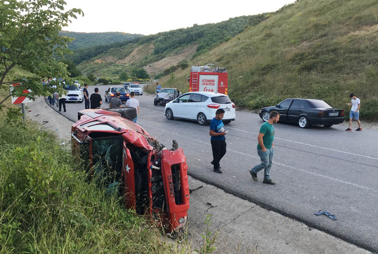 Beykoz Riva'da feci kaza: 5 yaralı
