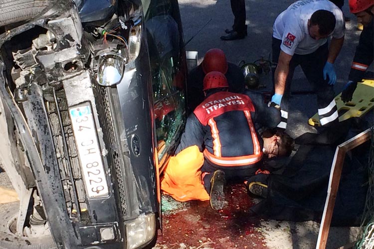 Beykoz Akbaba yolunda trafik kazası... 1 kişi öldü