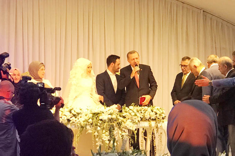 Erdoğan, Güneysuluların düğünü için Beykoz'da
