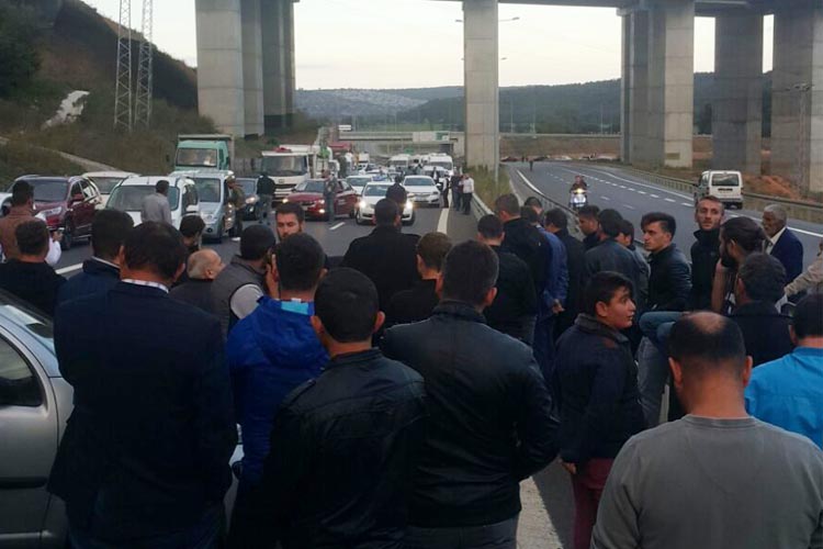 Beykoz Riva yolu ulaşıma kapatıldı
