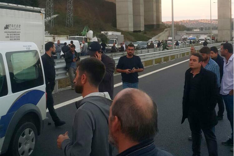 Beykoz Riva yolu ulaşıma kapatıldı
