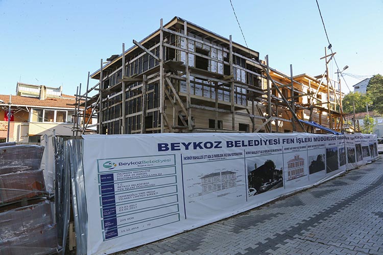 Beykoz’un 100 yıllık binası restore ediliyor
