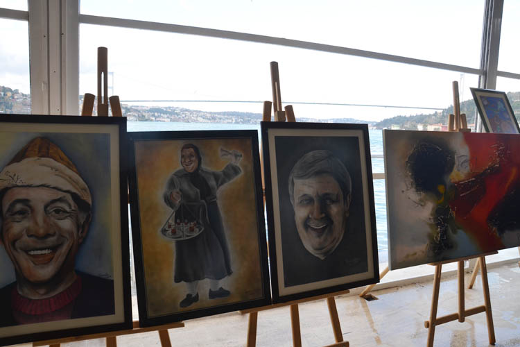 Beykoz'da sanat eserleri sergisi açıldı