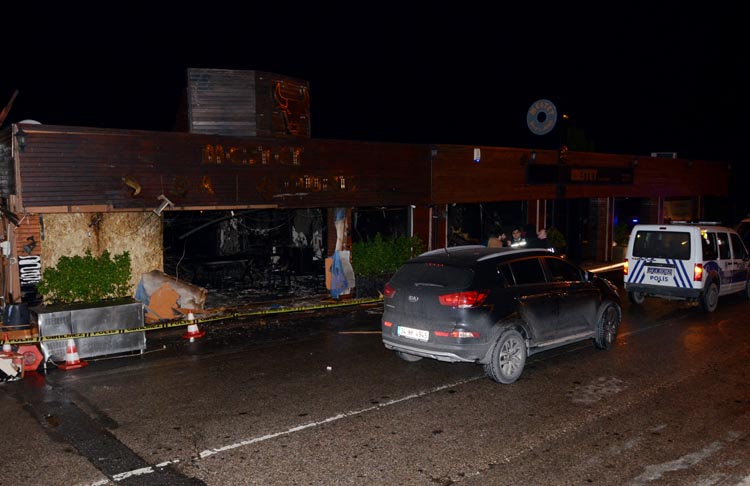 Beykoz Görele Mahallesinde restoran yandı