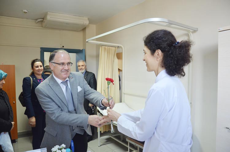Beykoz Devlet Hastanesi'nde 14 Mart hareketliliği