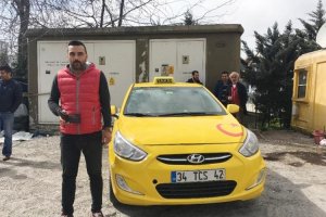 Beykoz'da günün konusu, taksici Ertuğrul Duman