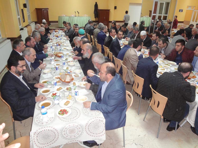 Erzurumlu din adamları Beykoz'da bir araya geldi