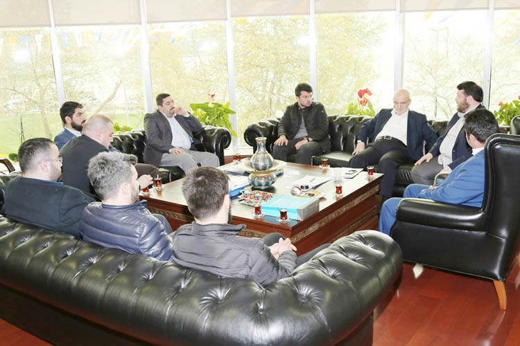 TÜGVA Beykoz'dan Başkan Çelikbilek'e ziyaret