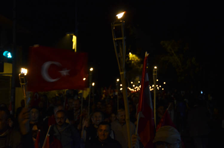 Beykoz'da Cumhuriyet Bayramı kortejle bitti