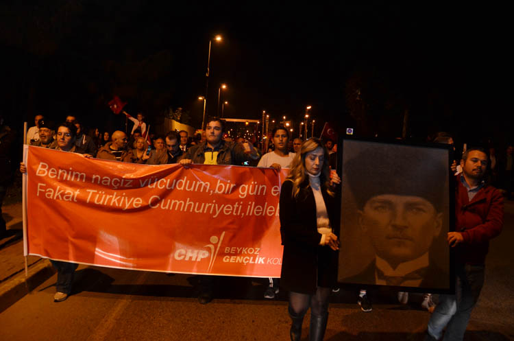 Beykoz'da Cumhuriyet Bayramı kortejle bitti