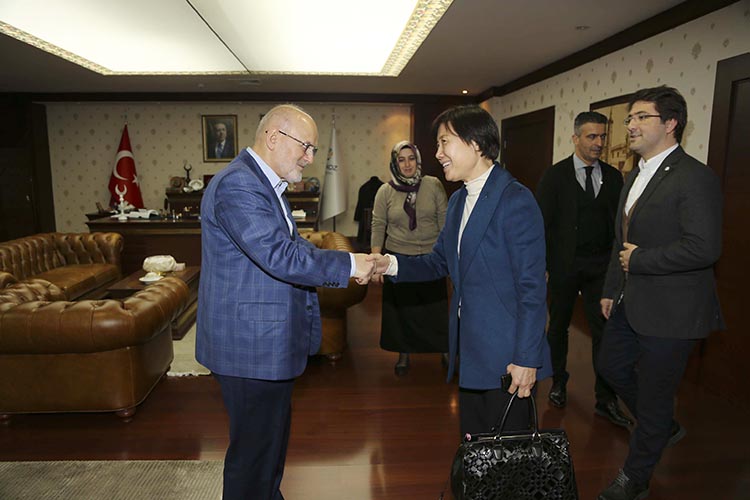 Çin Tongchuan'dan Başkan Çelikbilek’e ziyaret