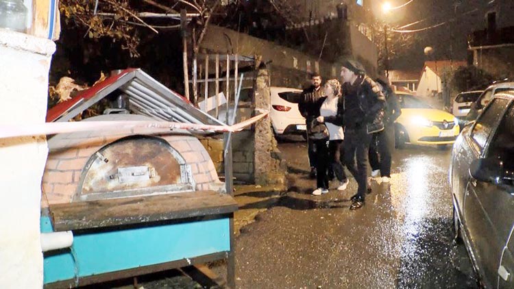 Aşırı yağmur Beykoz’da istinat duvarı yıktı