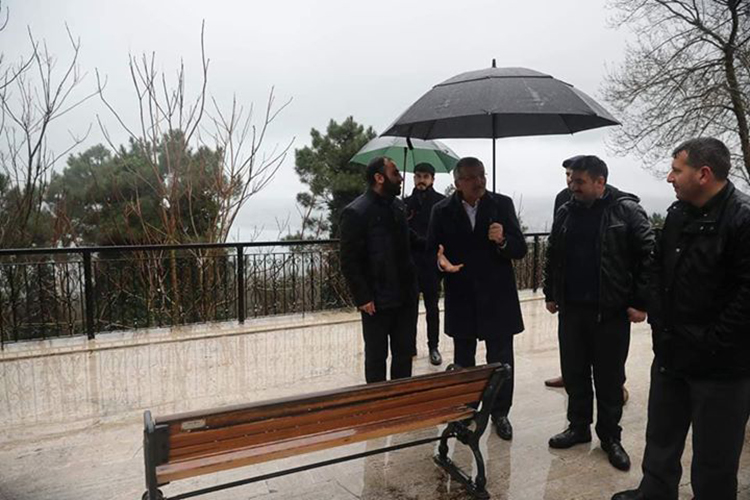 Murat Aydın Beykoz’da manevi ziyaretler yaptı