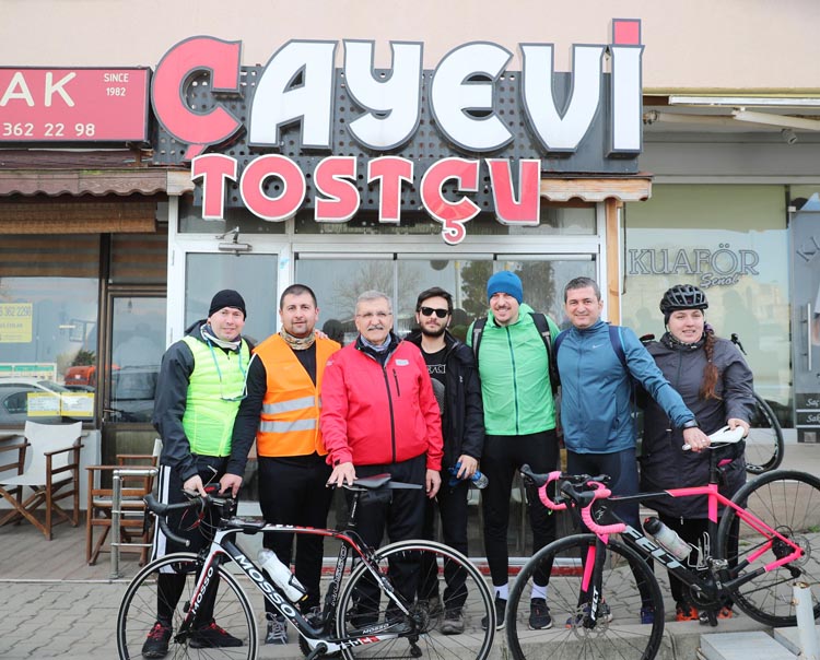 Murat Aydın Beykoz'da 33 km pedal çevirdi