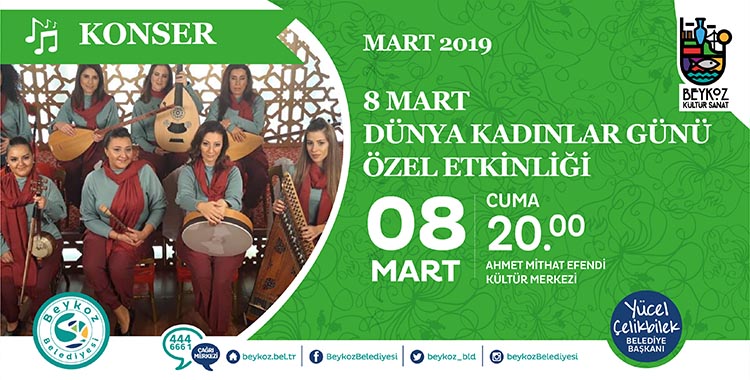 Beykoz Belediyesi Mart 2019 Kültür programları