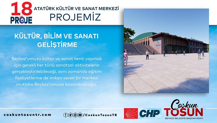 CHP Adayı Coşkun Tosun Beykoz projelerini anlattı