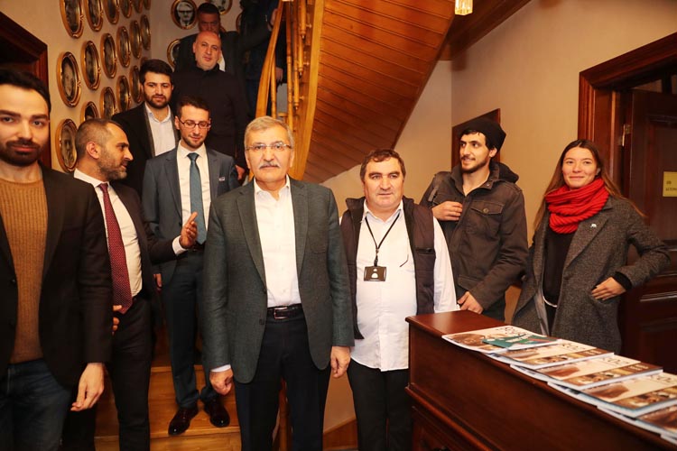 Murat Aydın Beykoz'da Şiir Müzesi'ni ziyaret etti