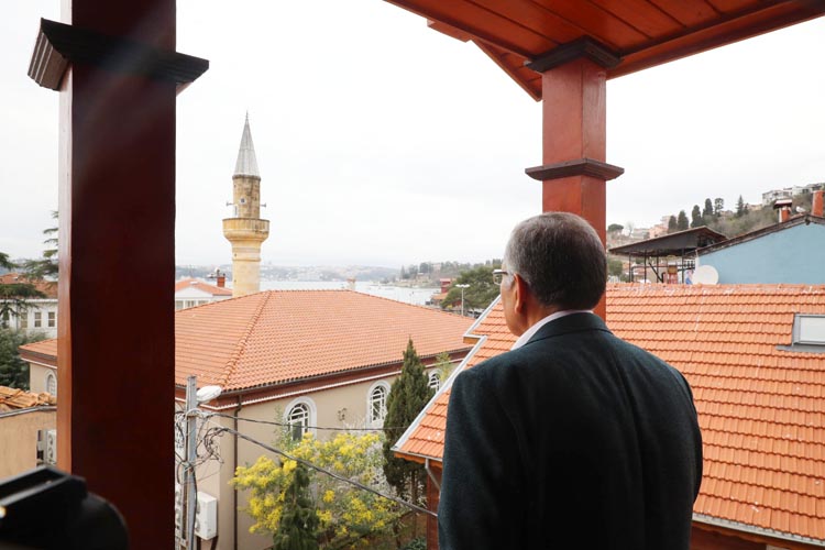 Murat Aydın Beykoz'da Şiir Müzesi'ni ziyaret etti