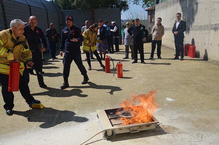Beykoz Devlet Hastanesi’nde yangın eğitimi