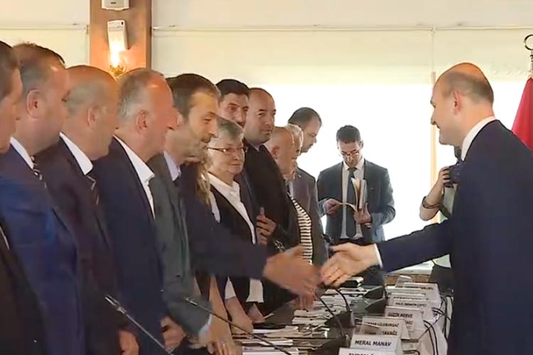 İçişleri Bakanı Beykoz’da muhtarlarla toplantı yaptı