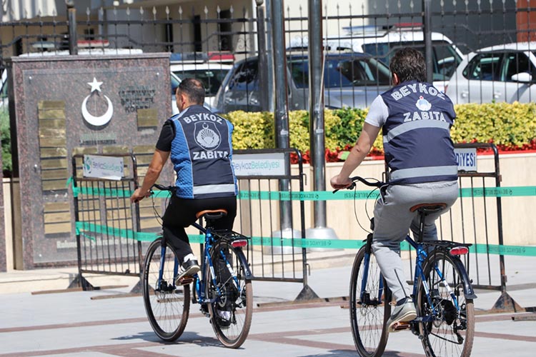 Beykoz’a bisikletli zabıta ekipleri