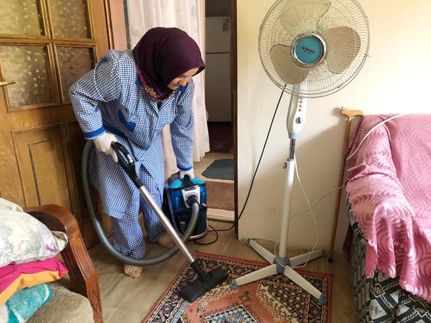 Beykoz Belediyesi'nden yaşlılara temizlik desteği