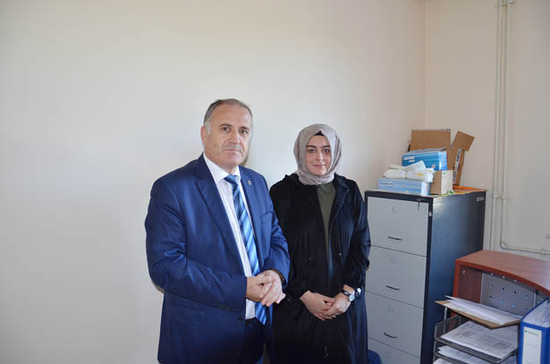 Beykoz'da darp edilen sağlıkçıya ziyaret