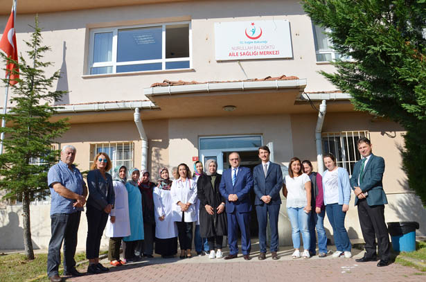Beykoz'da darp edilen sağlıkçıya ziyaret